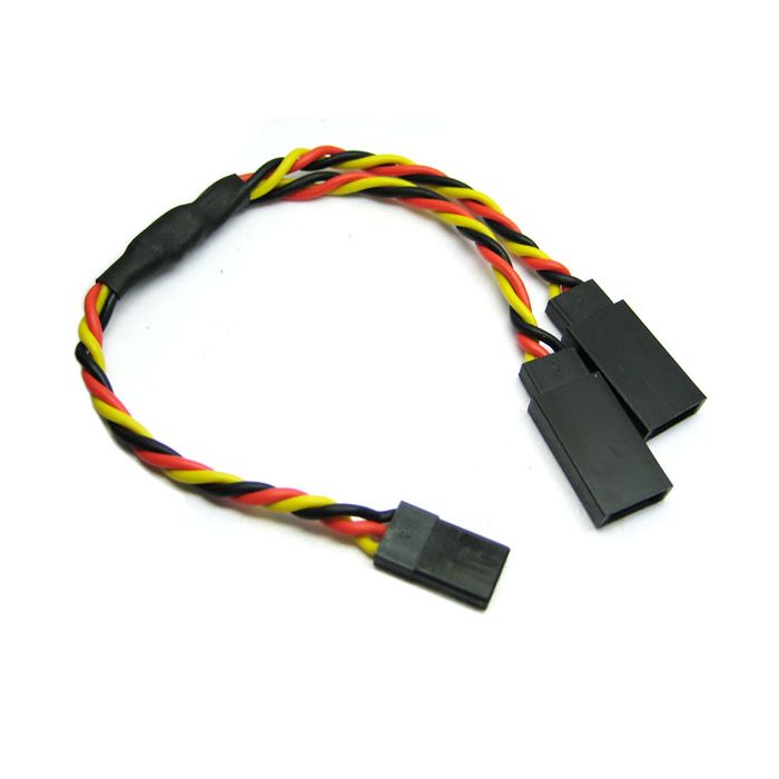 Etronix 15cm 22Awg Jr Twisted Y Extension Wire