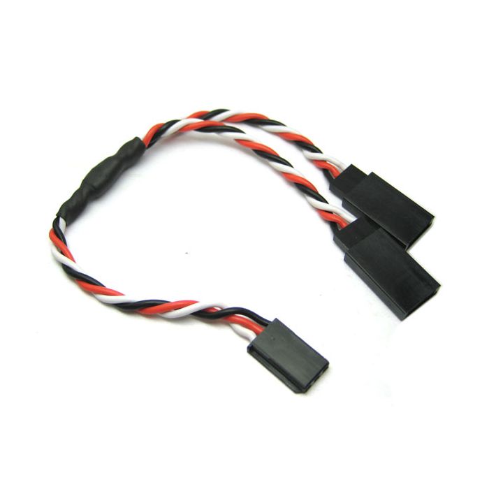 Etronix 30cm 22Awg Futaba Twisted Y Extension Wire