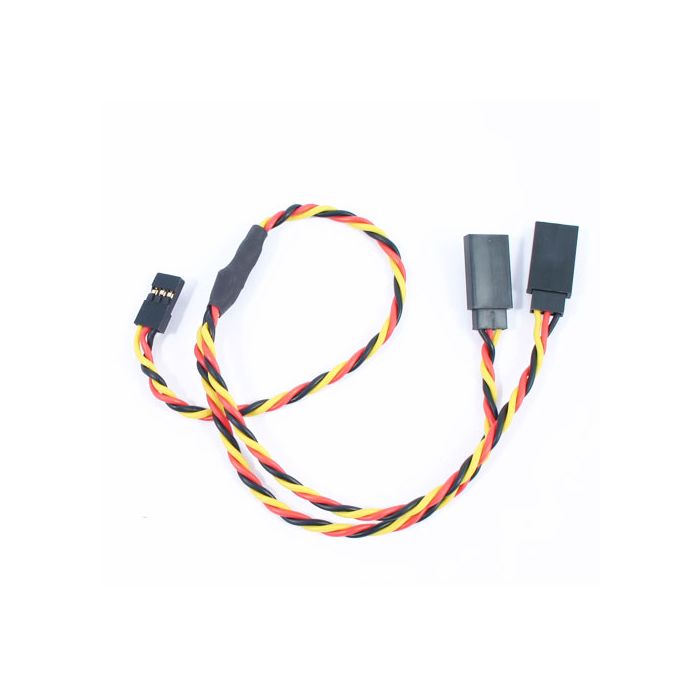 Etronix 30cm 22Awg Jr Twisted Y Extension Wire