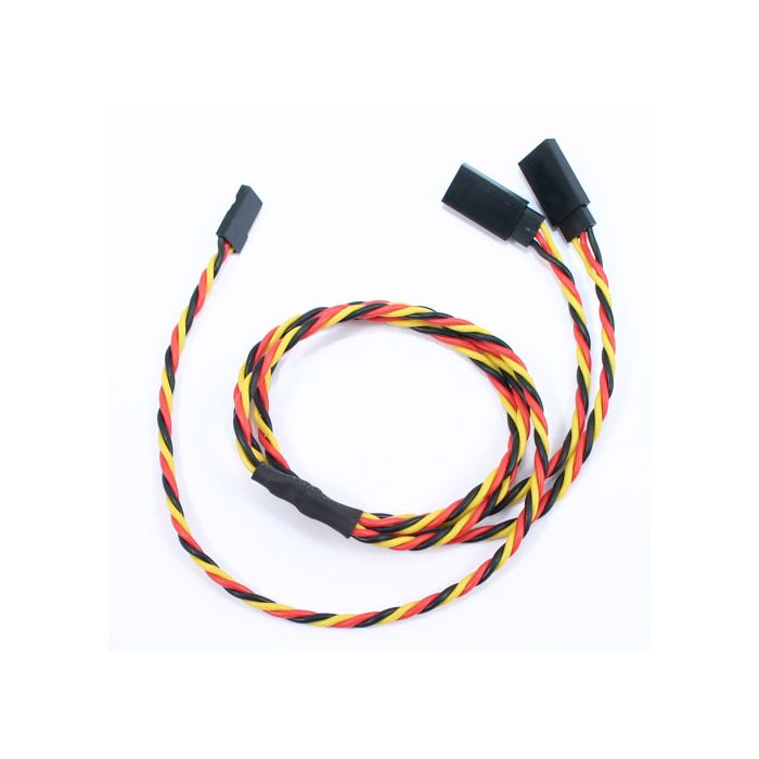 Etronix 60cm 22Awg Jr Twisted Y Extension Wire