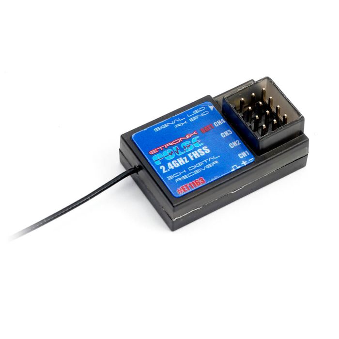 Etronix Pulse Ex4gpro 4ch 2.4g Fhss Wheel Radio System