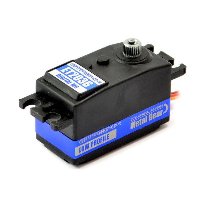 ETRONIX 9.5kg/0.09s LOW PROFILE DIGITAL SERVO CORELESS METAL GEAR