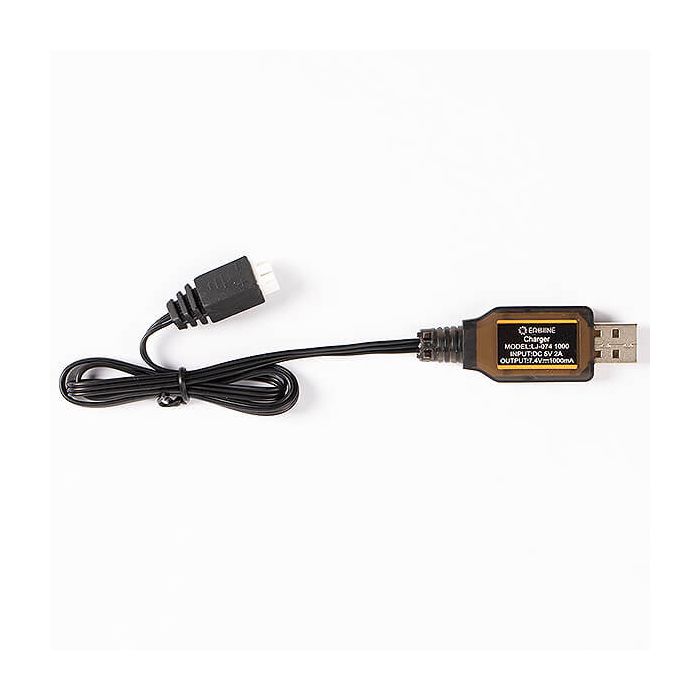 Eazy RC 7.4v 1A 2S LiPo Battery USB Charger (Patriot, Arizona, Triton, Glacier)