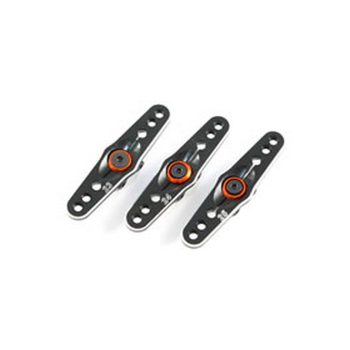 FASTRAX 24T BLACK ALUMINIUM DOUBLE SERVO HORN (HITEC)