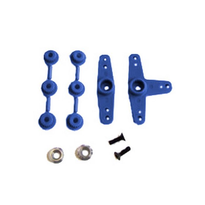 Fastrax Super Servo Horn 2 Blue