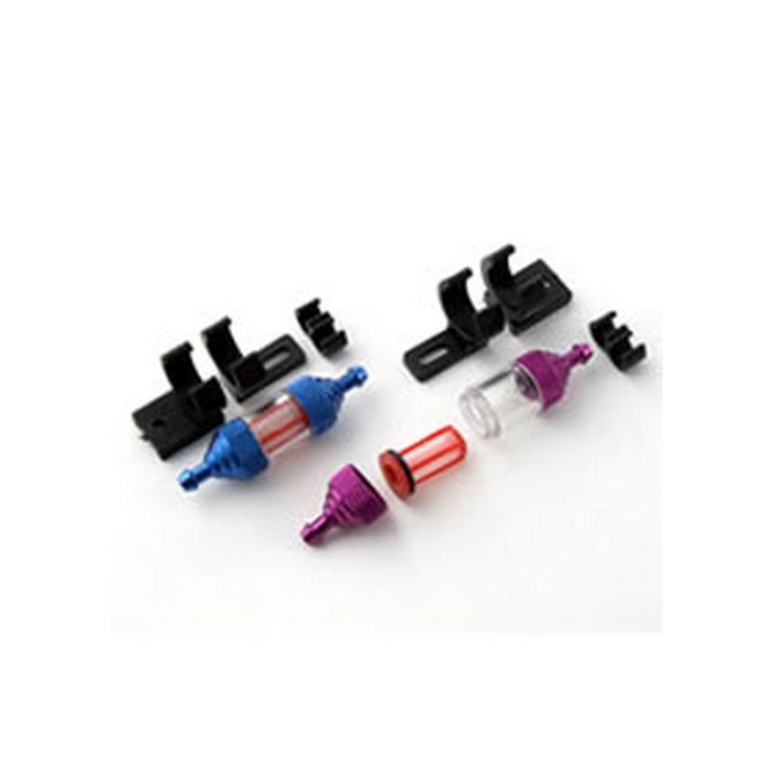 Fastrax Deluxe Fuel Filter w/Mount - Purple