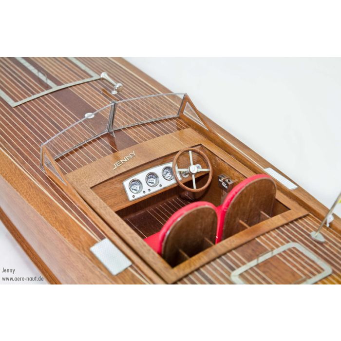 Aero-Naut Jenny - 1930's Chris-Craft Style Mahogany Sports Boat - 1:10 Scale RC Kit