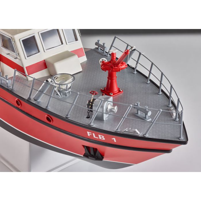 Fire Fighting Boat FLB-1 with Fittings Kit - 1:25 Scale Krick Robbe RC Model Kit
