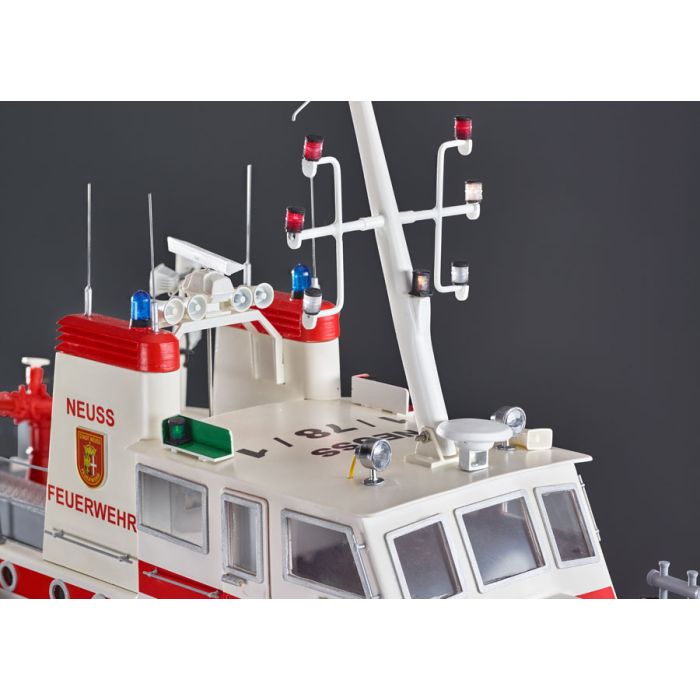 Fire Fighting Boat FLB-1 with Fittings Kit - 1:25 Scale Krick Robbe RC Model Kit