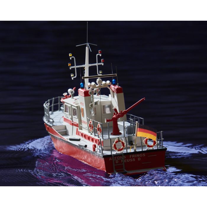 Fire Fighting Boat FLB-1 with Fittings Kit - 1:25 Scale Krick Robbe RC Model Kit