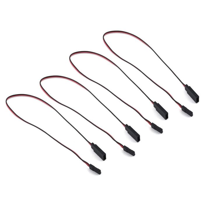 Flite Test 30cm Servo Extension Wires Cables (4 pcs) For RC Aircraft