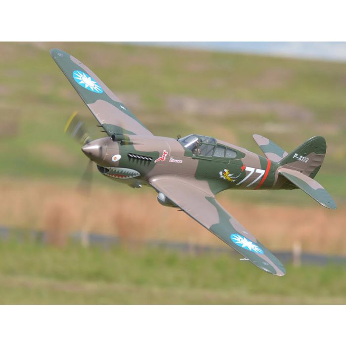 FMS P-40B Warhawk.V2 (980mm) ARTF (no Tx/Rx/Batt) RC Model Warbird Plane
