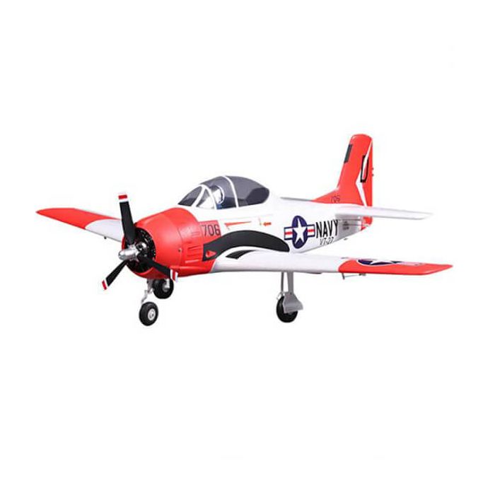 FMS 1400mm T-28D Trojan V4 ARTF (no Tx/Rx/Batt/Cgr) RC Model Plane – Red