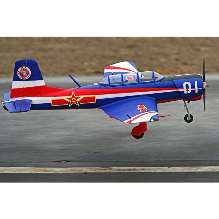FMS Nanchang CJ-6 V2 (1200mm) ARTF (no Tx/Rx/Batt) RC Model Plane