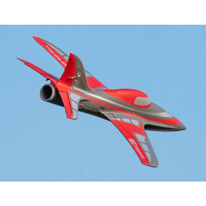 FMS Integral (80mm) EDF RC Electric Ducted Fan Jet ARTF (no Tx/Rx/Batt) - Red