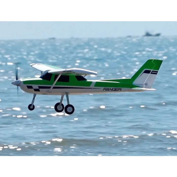 FMS 1220mm Ranger EP V2 RTF RC Trainer Plane w/Gyro – Green