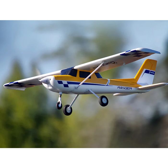 FMS 1220mm Ranger EP V2 RTF RC Trainer Plane w/Gyro – Yellow