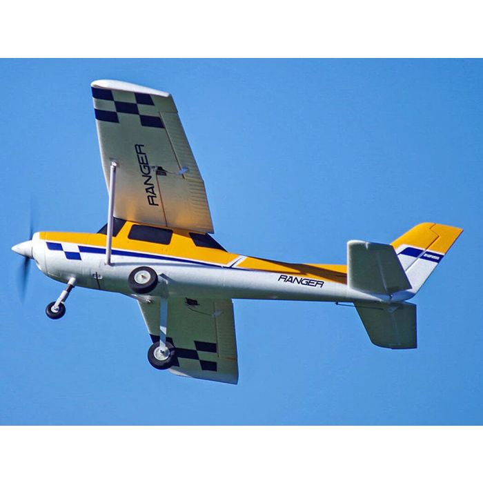 FMS 1220mm Ranger EP V2 RTF RC Trainer Plane w/Gyro – Yellow