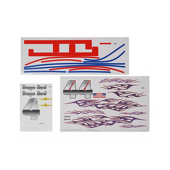 FMS Dago Red Decal Sheet