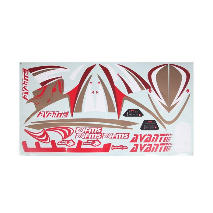 FMS Avanti Decal Sheet