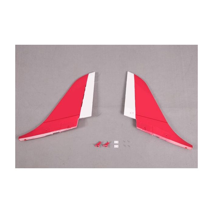 FMS 90mm Super Scorpion Vertical Stabilzer Red