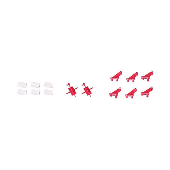 FMS 90mm Super Scorpion Control Horns Red