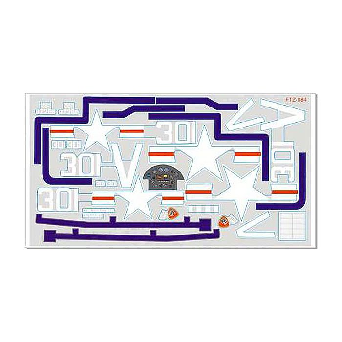 FMS 800mm F4u Corsair V2 Decal Sheet