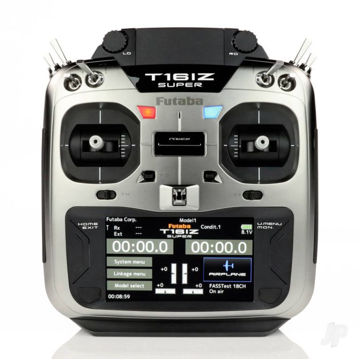 Futaba 16IZ Super 18-Channel Radio Transmitter with 3x R7208SB Receivers