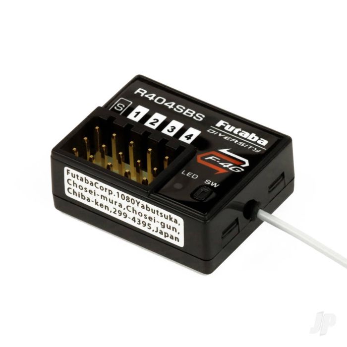 Futaba T10XCR 10-Channel Surface RC Transmitter Radio w/ R404SBS Rx