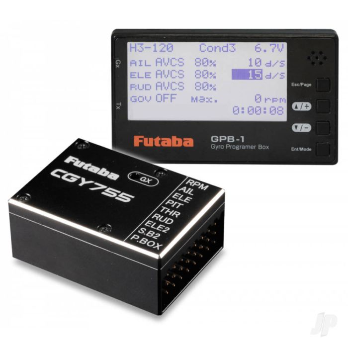 Futaba CGY755-GPB1 3-Axis 3D/F3C Helicopter Gyro and Governor With Programmer