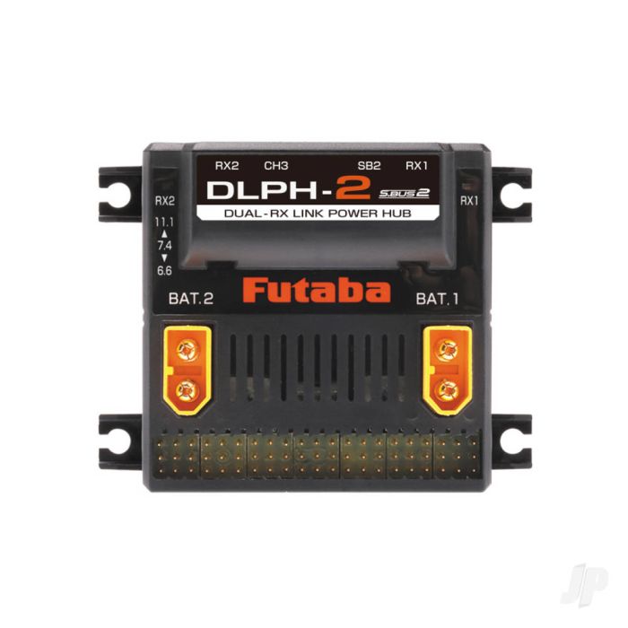 Futaba DLPH-2 Intelligent Power Hub (Dual Rx, Dual Battery, Gyro Capable)