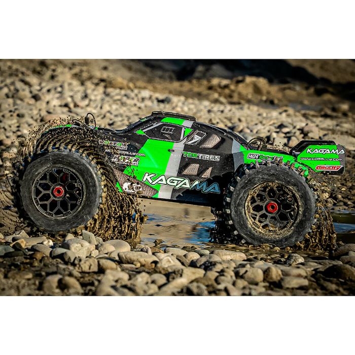 Corally Kagama XP 6S RC Truggy Truck Rolling Chassis - Green