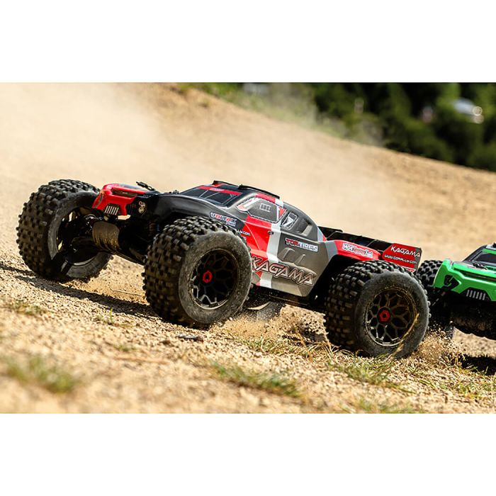 Corally Kagama XP 6S RC Truggy Truck Rolling Chassis - Red