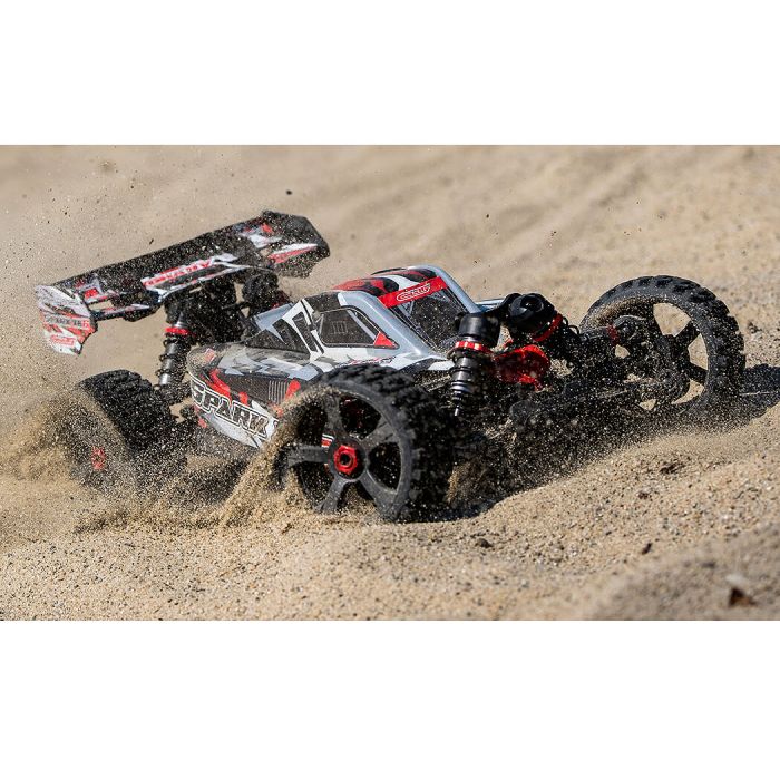 Corally Spark XB6 6S Brushless Basher ARTR (no Batt/Cgr) RC Buggy - Red
