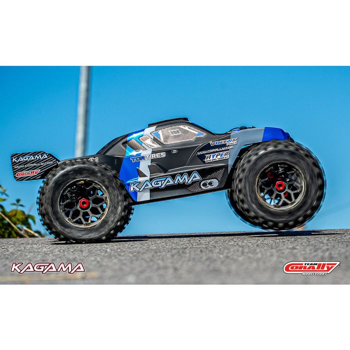 Corally Kagama XP 6S RC Truggy Truck Rolling Chassis - Blue