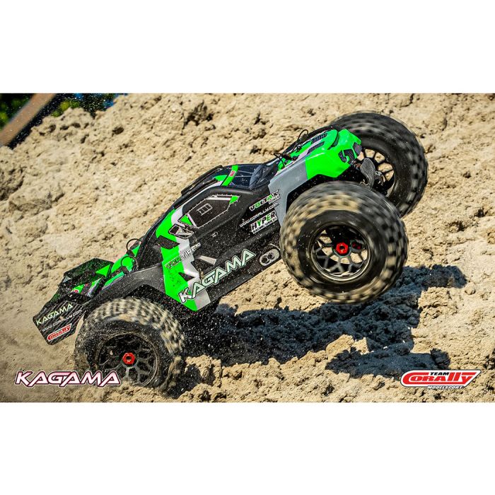 Corally Kagama XP 6S RC Truggy Truck Rolling Chassis - Green
