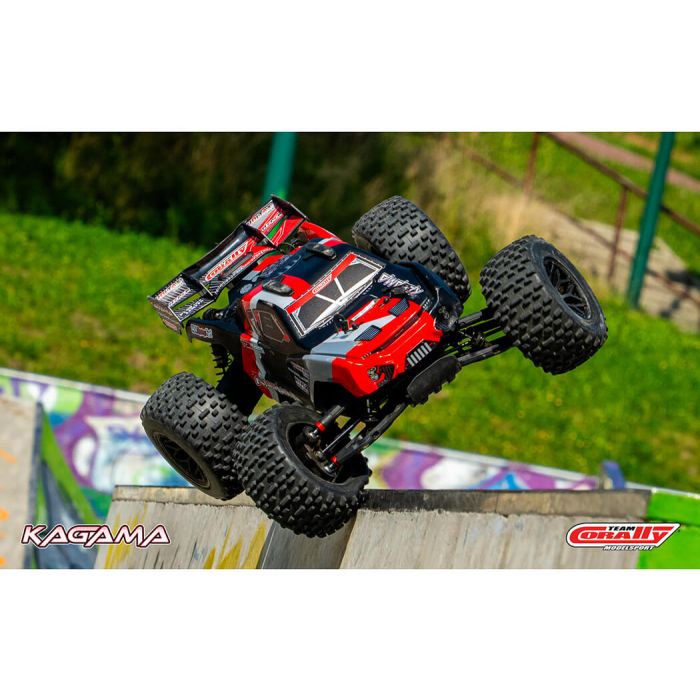 Corally Kagama XP 6S RC Truggy Truck Rolling Chassis - Red