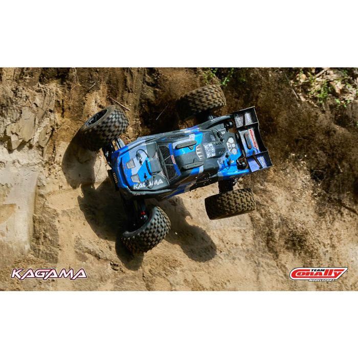 Corally Kagama XP 6S RC Truggy Truck Rolling Chassis - Blue