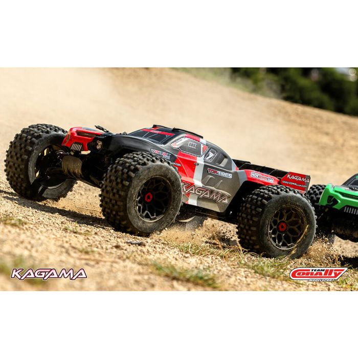 Corally Kagama XP 6S RC Truggy Truck Rolling Chassis - Red