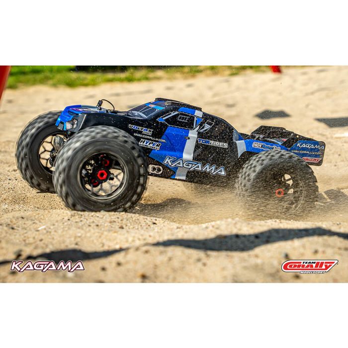 Corally Kagama XP 6S RC Truggy Truck Rolling Chassis - Blue