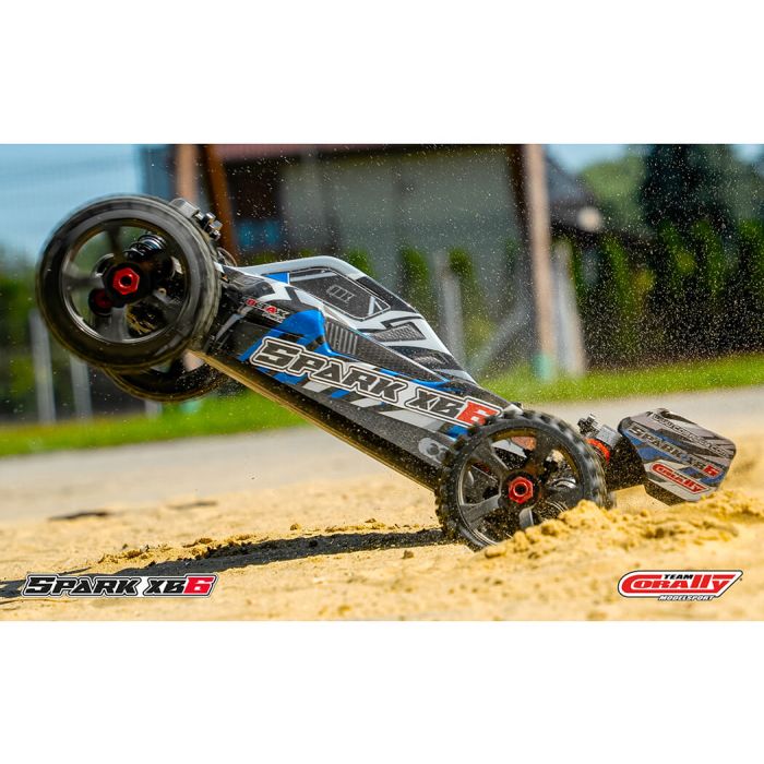 Corally Spark XB6 6S Brushless Basher ARTR (no Batt/Cgr) RC Buggy - Blue