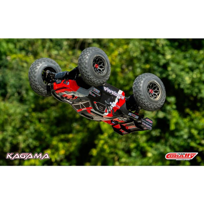 Corally Kagama XP 6S RC Truggy Truck Rolling Chassis - Red