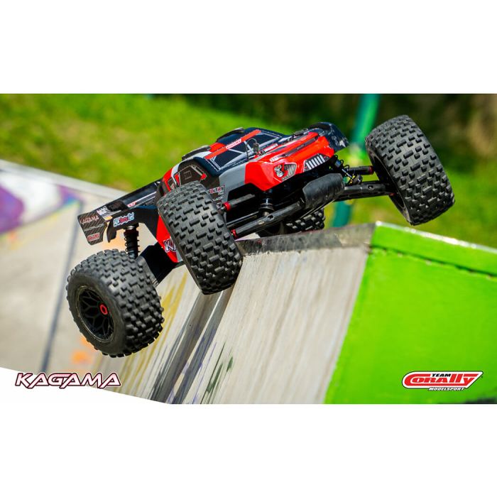 Corally Kagama XP 6S RC Truggy Truck Rolling Chassis - Red