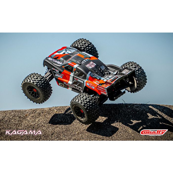 Corally Kagama XP 6S RC Truggy Truck Rolling Chassis - Red