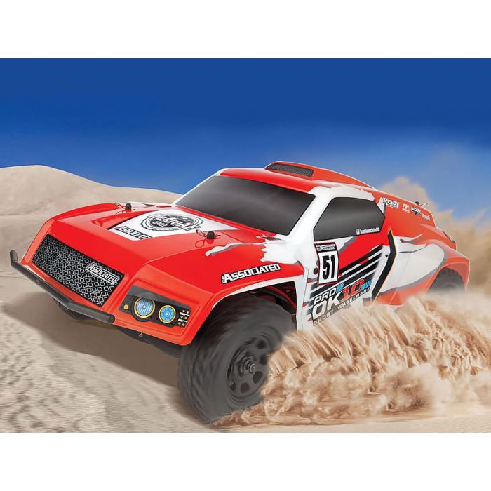 Team Associated 1:10 Pro2 DK10SW ARTR (no Batt) RC Dakar Buggy - Red