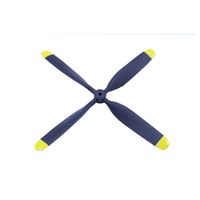 FMS 10.5 x 8 Inch 4 Blade Propeller for Roc Hobby P-39 Air Cobra