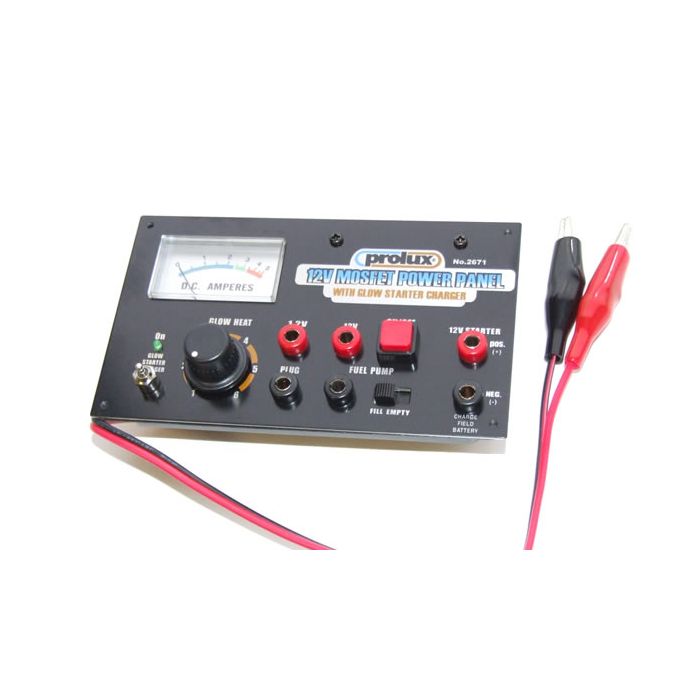 Prolux 12v Power Panel W/Glow Start Charger
