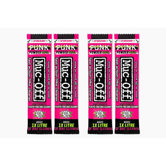 Muc-Off Punk Powder Cleaner 4 Pack (Makes 4l Of Nano Tech)