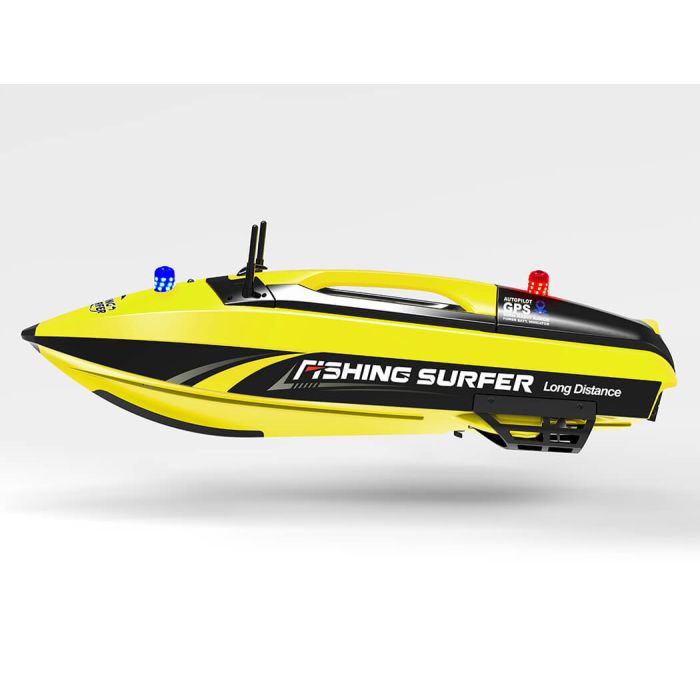 Fishing People Surfer 3251 V2 - RTR RC Bait Release Boat w/ GPS - Yellow