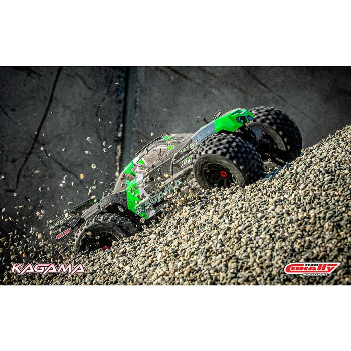 Corally Kagama XP 6S RC Truggy Truck Rolling Chassis - Green